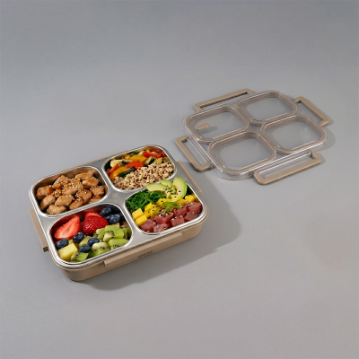 Aryıldız Bento Lunch Box 4 Bölmeli Haki - ARYILDIZ