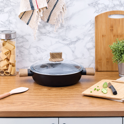 Aryıldız Eco Ceramic Kısa Tencere 28 cm - ARYILDIZ