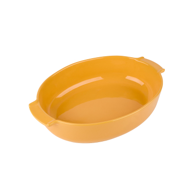 Aryıldız Elissa Oval Fırın Kabı Sarı 40 cm - 4