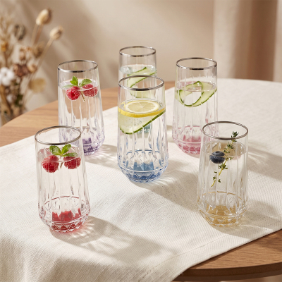 Aryıldız Fiona 6'lı Meşrubat Bardağı Platin 300 ml - ARYILDIZ