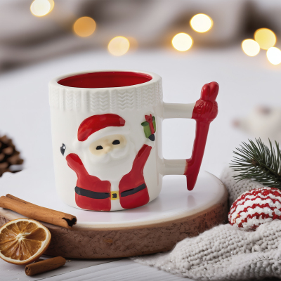 Aryıldız Joyful Noel Baba Figürlü Kupa 388 ml - ARYILDIZ
