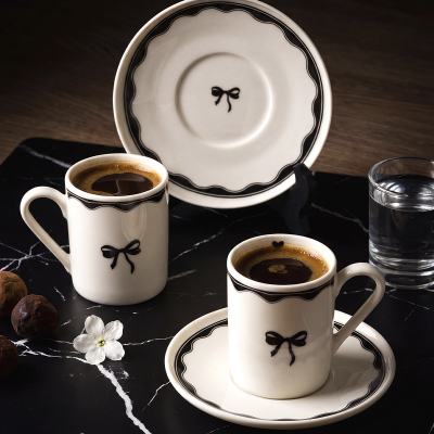 Aryıldız Lina 4 Parça 2 Kişilik Fincan Takımı 90 ml - ARYILDIZ