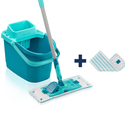 Leifheit Power Clean Zemin silecek seti M + Micro Duo Mop - LEIFHEIT