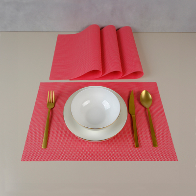 Maxstyle Plaid Cherry 4 Parça Amerikan Servis 30x45 cm - MAXSTYLE