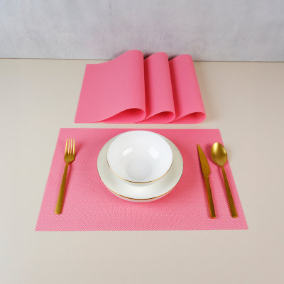 Maxstyle Plaid Pink 4 Parça Amerikan Servis 30x45 cm - MAXSTYLE