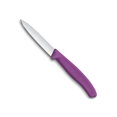 Victorinox Swiss Classic Düz Soyma Bıçağı 8 cm Mor - VICTORINOX
